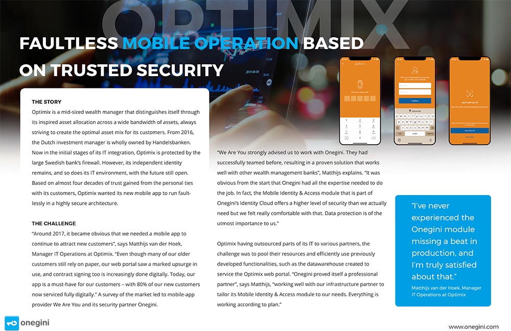 Onegini-case Optimix